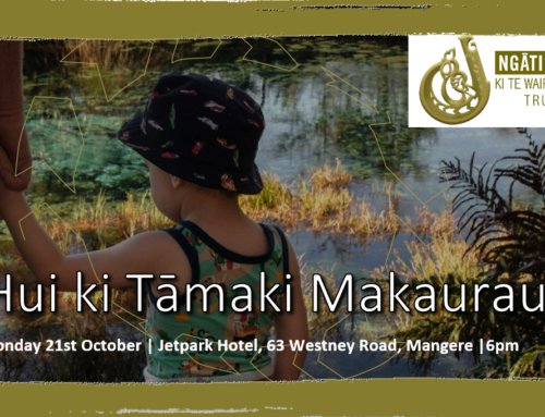 Ngāti Tama ki Te Tauihu – Whānau Engagement Hui