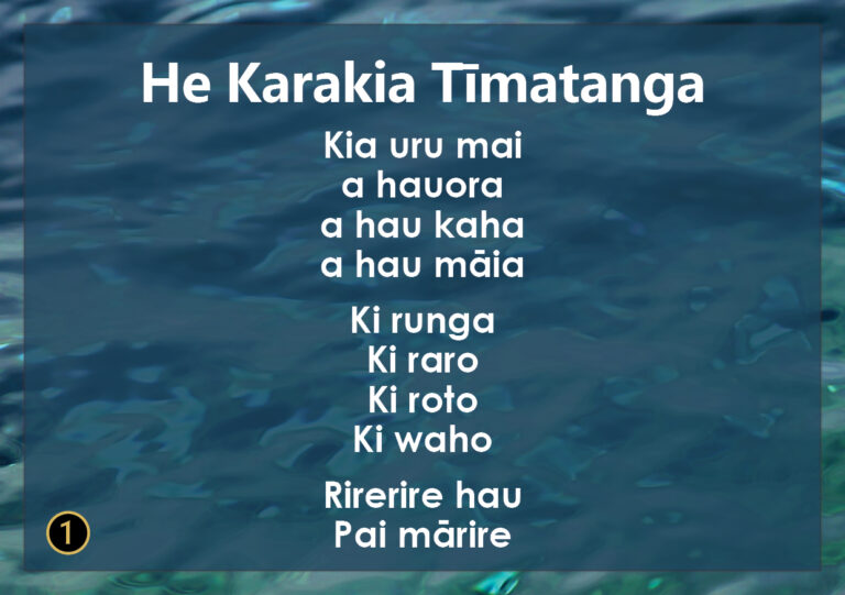 Karakia Waiata Flip Cards3 - Ngāti Tama