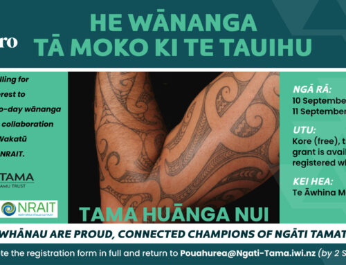 He Wānanga Tā Moko ki Te Tauihu